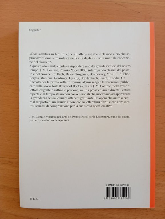 Spiagge straniere. Saggi 1993-1999, J. M. Coetzee, Einaudi, 2006 | Immagine Gallery 4
