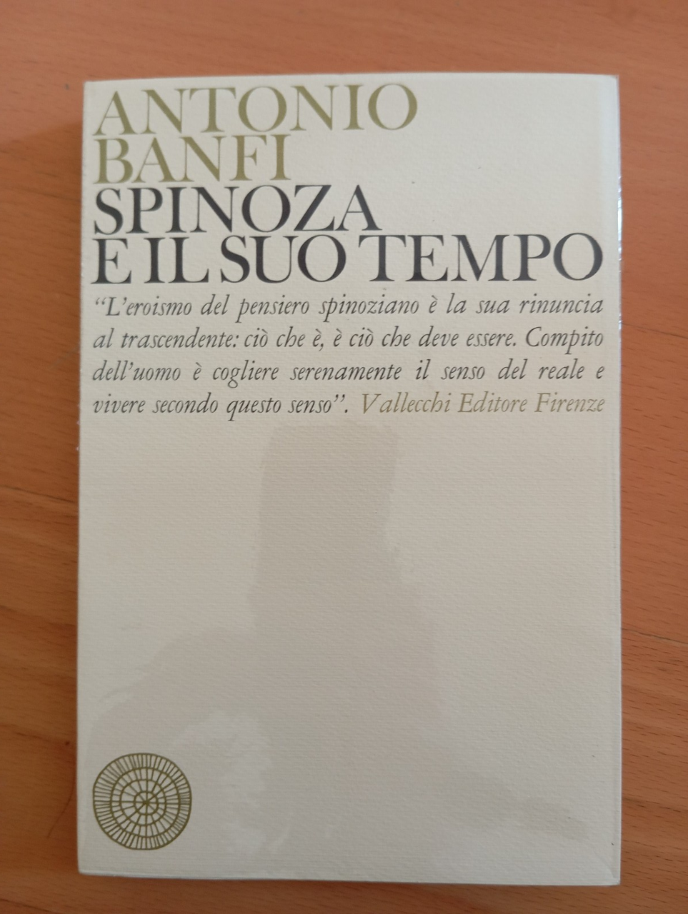 Spinoza e il suo tempo, Antonio Banfi, Vallecchi, 1969 | Immagine principale