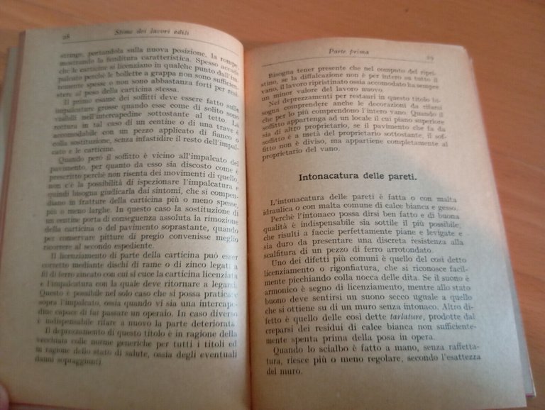 Stime dei lavori edili, Isidoro Andreani, Hoepli, 1925