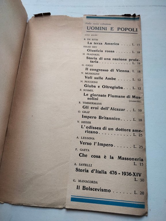 Storia d'Italia 476-1936, A. Savelli, Sansoni, 1940 | Immagine Gallery 11