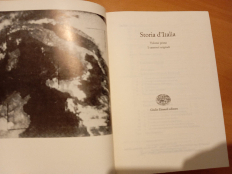 Storia d'Italia Einaudi, Volume 1 primo, 1972