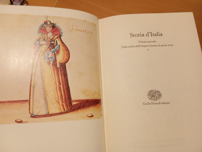 Storia d'Italia Einaudi, volume 2 (2* 2**), due volumi in …