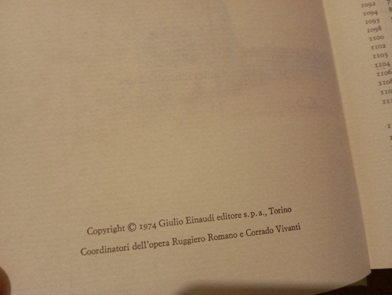 Storia d'Italia Einaudi, volume 2 (2* 2**), due volumi in …