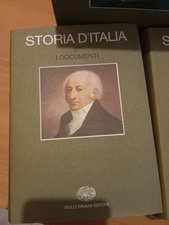 Storia d'Italia Einaudi, volume quinto 5 (5* e 5**) I …