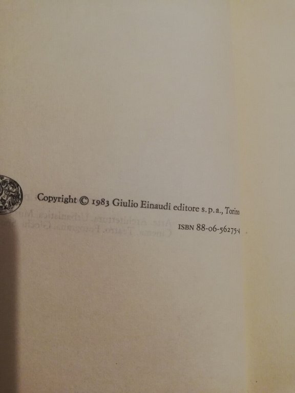 Storia dei colori, Manlio Brusatin, 1983, Piccola Biblioteca Einaudi