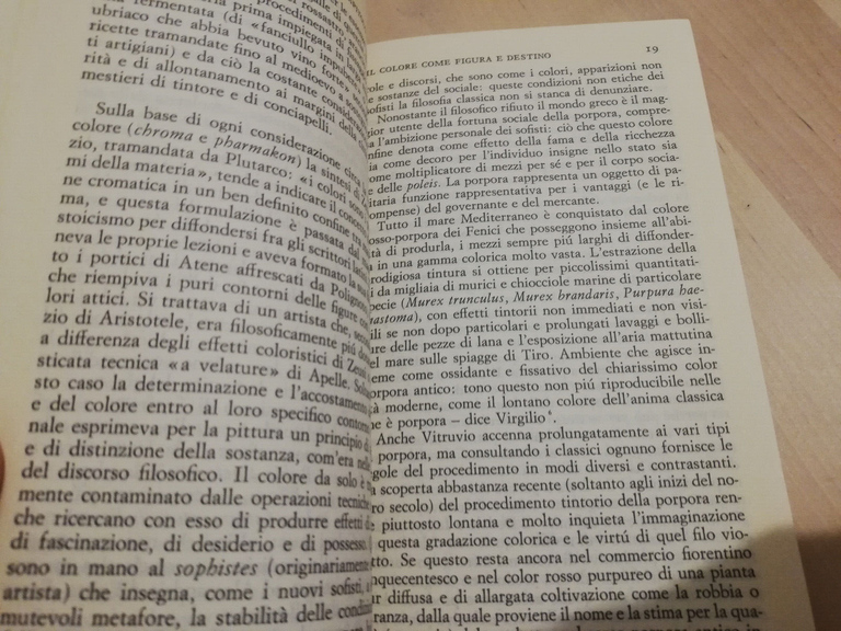 Storia dei colori, Manlio Brusatin, 1983, Piccola Biblioteca Einaudi