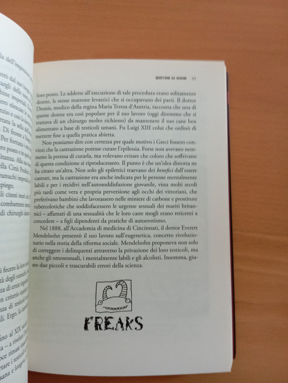 Storia dei freak. Mostri come noi, Omar lopez Mato, Odoyo, …
