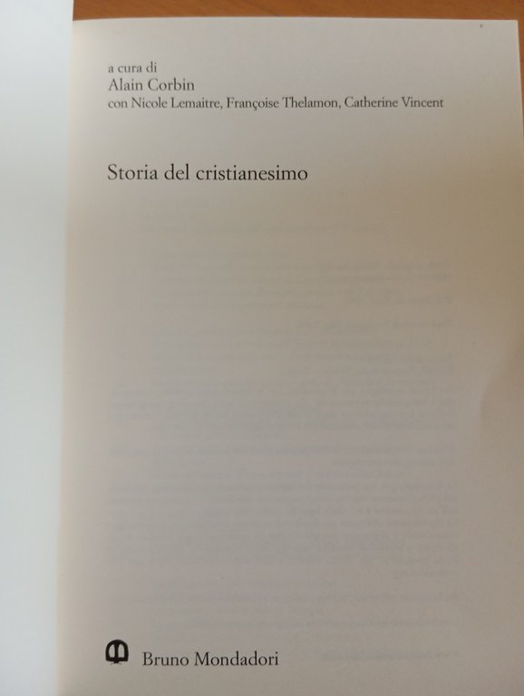 Storia del Cristianesimo, Alan Corbin, Bruno Mondadori, 2007 | Immagine Gallery 5