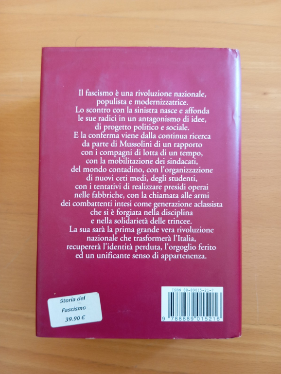 Storia del fascismo, Biennio rosso Marcia su Roma, P. Rauti …