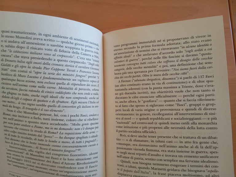 Storia del fascismo, Biennio rosso Marcia su Roma, P. Rauti …