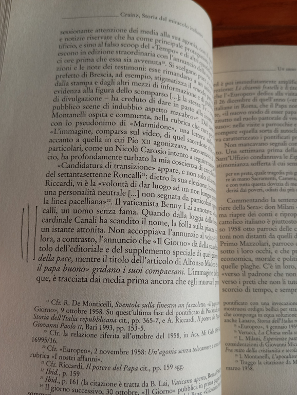Storia del miracolo italiano, Guido Crainz, Donzelli, 2001