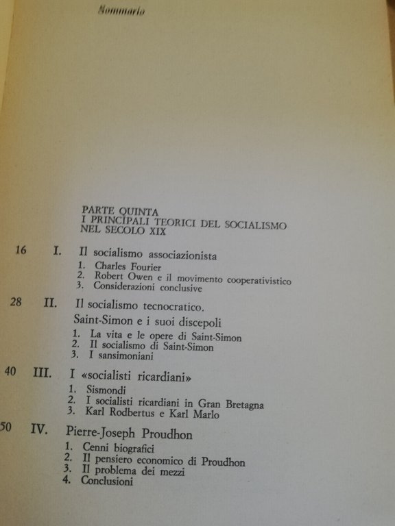 Storia del pensiero economico, due volumi, Henri Denis, 1977 Mondadori