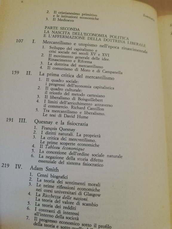 Storia del pensiero economico, due volumi, Henri Denis, 1977 Mondadori