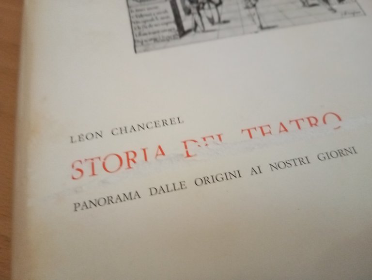Storia del teatro, Leon Chancerel, Bulzoni 1967