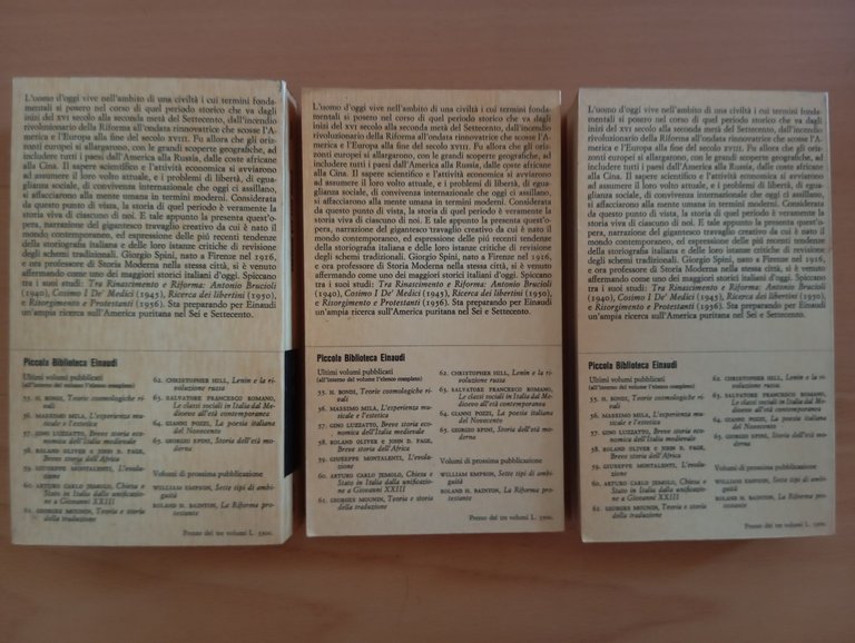 Storia dell'Età Moderna, Tre volumi, Giorgio Spini, Einaudi, 1965 | Immagine Gallery 5