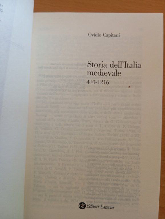 Storia dell'Italia medievale, Ovidio Capitani, Laterza, 2009 | Immagine Gallery 6