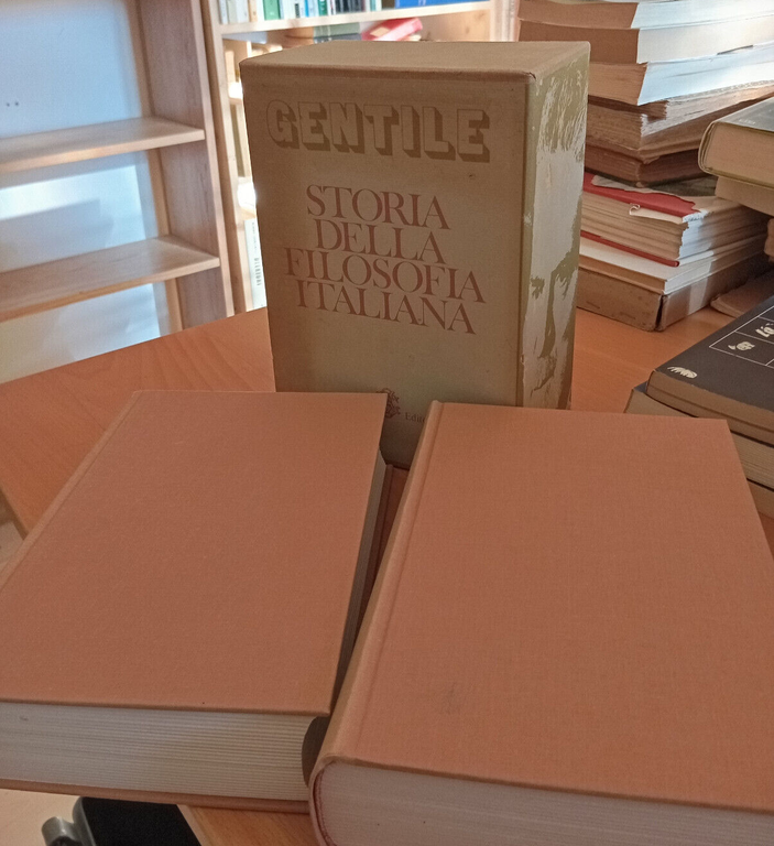 Storia della filosofia italiana Giovanni Gentile 2 volumi cofanetto Sansoni …