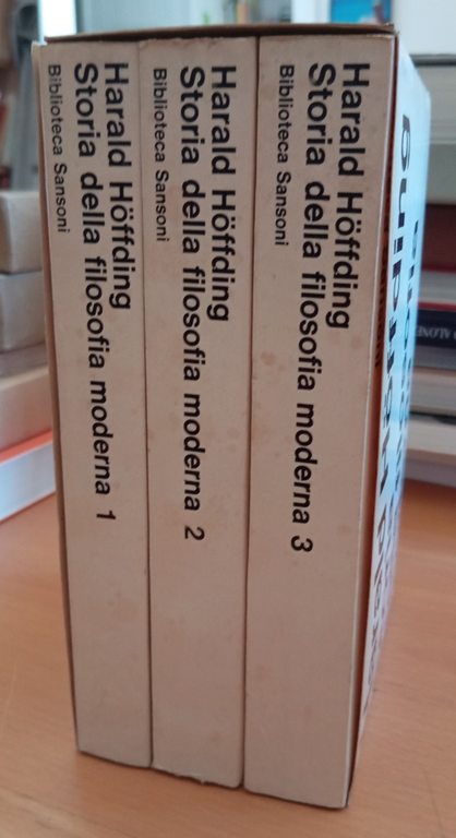 Storia della filosofia moderna, Harald Hoffding, 3 volumi, Sansoni, 1970 | Immagine Gallery 2