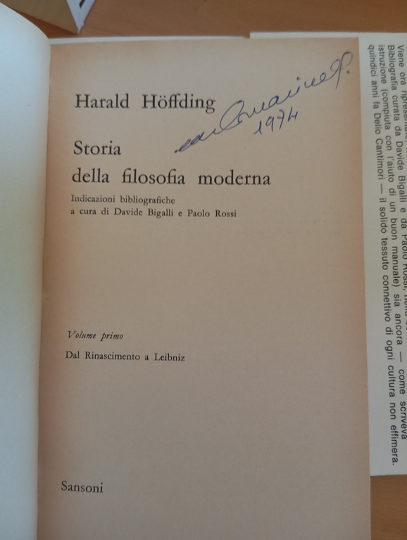 Storia della filosofia moderna, Harald Hoffding, 3 volumi, Sansoni, 1970 | Immagine Gallery 9