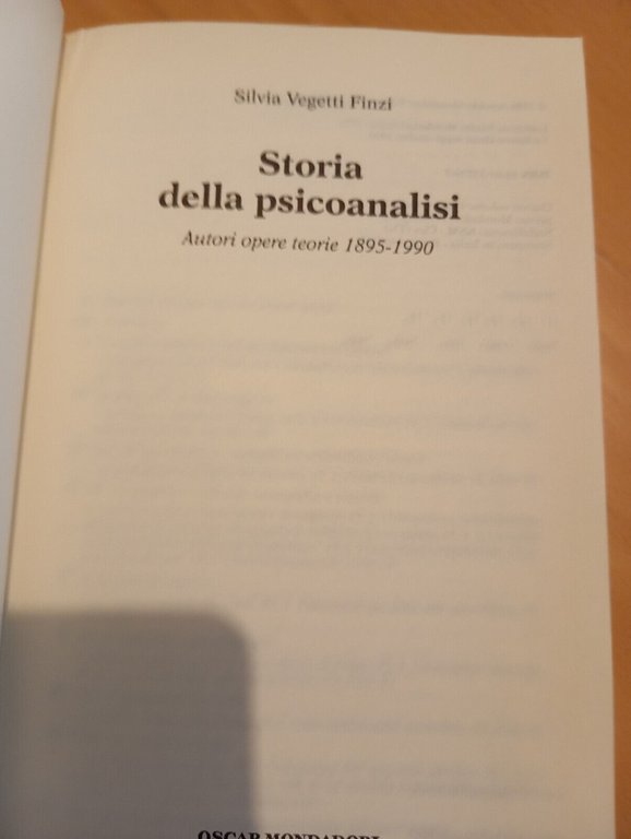 Storia della psicoanalisi, Silvia Vegetti Finzi, Mondadori, 2002