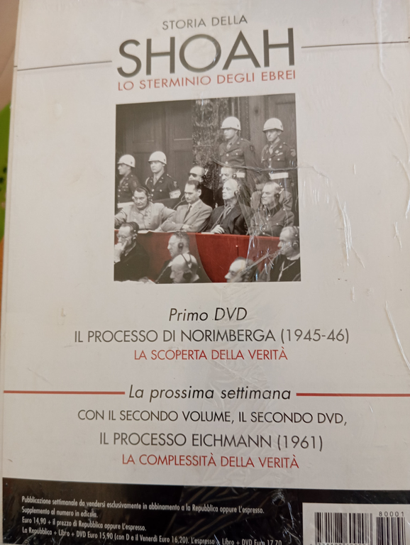 Storia della Shoah, 2 volumi + DVD, UTET La Repubblica, …