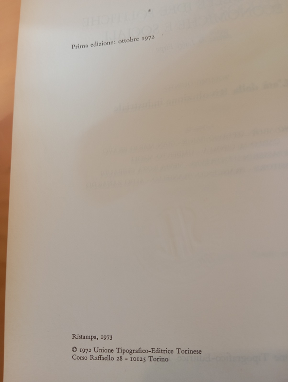 Storia delle idee politiche economiche e sociali, Luigi Firpo, Vol. …