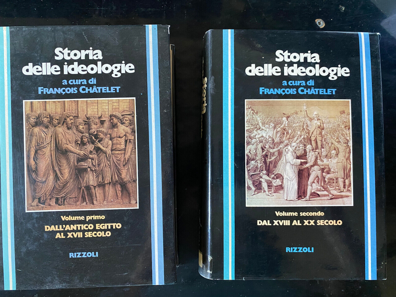 Storia delle ideologie, due volumi, Francois Chatelet, Rizzoli, 1978