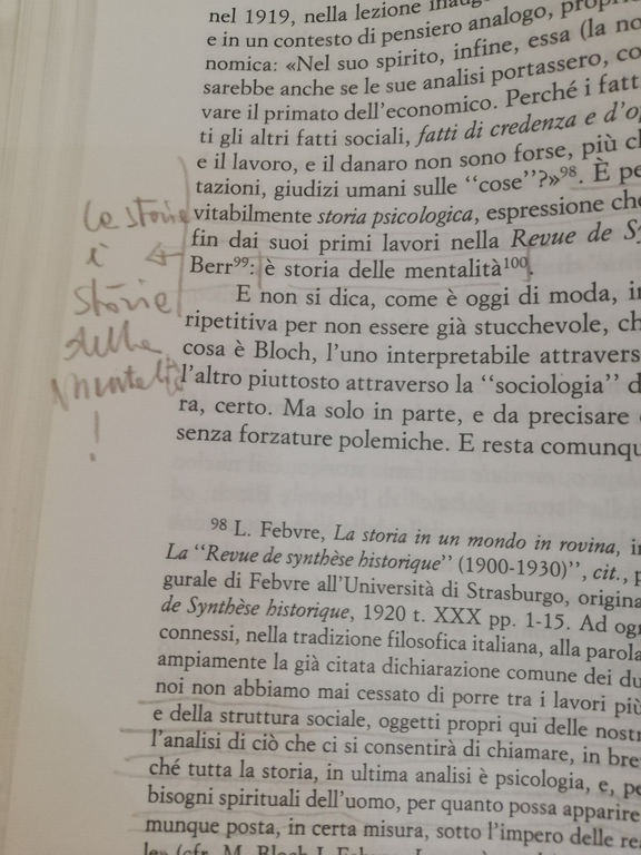 Storia delle mentalità volume 1 Interpretazioni, Francesco Pitocco, Bulzoni 1996