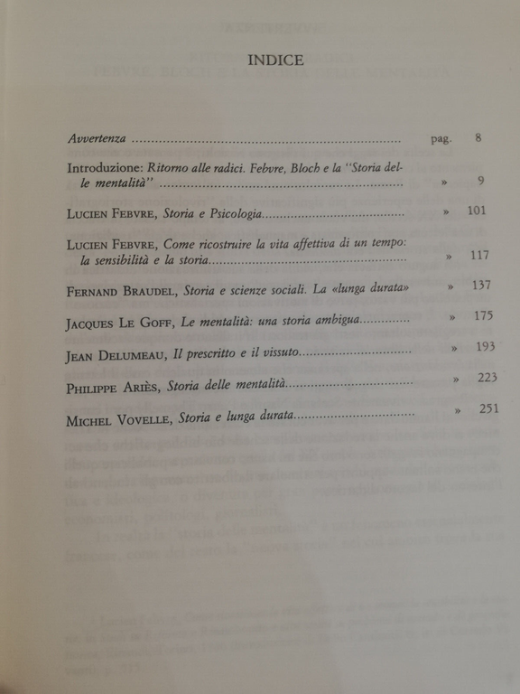 Storia delle mentalità volume 1 Interpretazioni, Francesco Pitocco, Bulzoni 1996