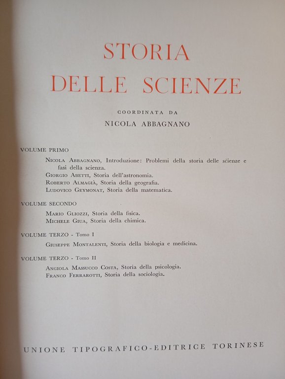Storia delle scienze, Nicola Abbagnano, UTET 1965, opera completa 4 … | Immagine Gallery 9