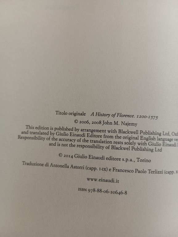 Storia di Firenze, 1200-1575, John M. Najemy, Einaudi, 2014 | Immagine Gallery 7