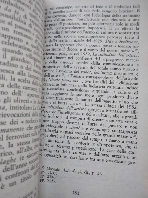 Storia di Montale, Romano Luperini, Laterza, 1986