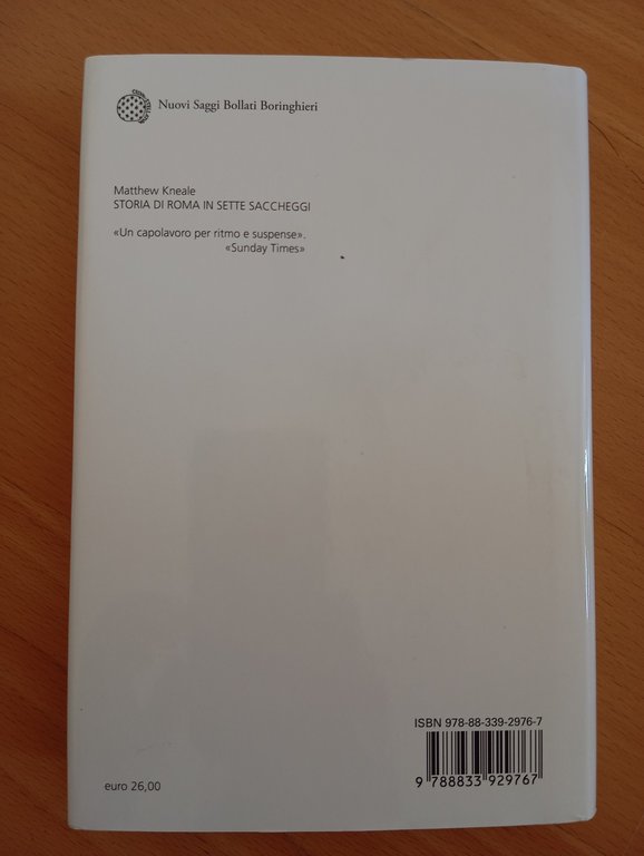 Storia di Roma in sette saccheggi, Matthew Kneale, Bollati Boringhieri, … | Immagine Gallery 5