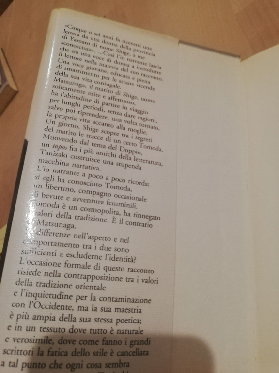 Storia di Tomoda e Matsunaga, Tanizaki Jun'ikiro, Marsilio