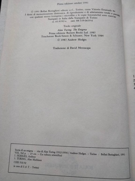 Storia di un enigma Vita di Alan Turing, Andrew Hodges, … | Immagine Gallery 6