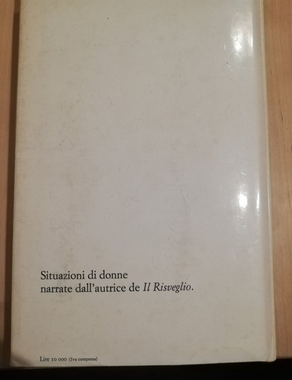 Storia di un'ora, Kate Chopin. 1981, Einaudi