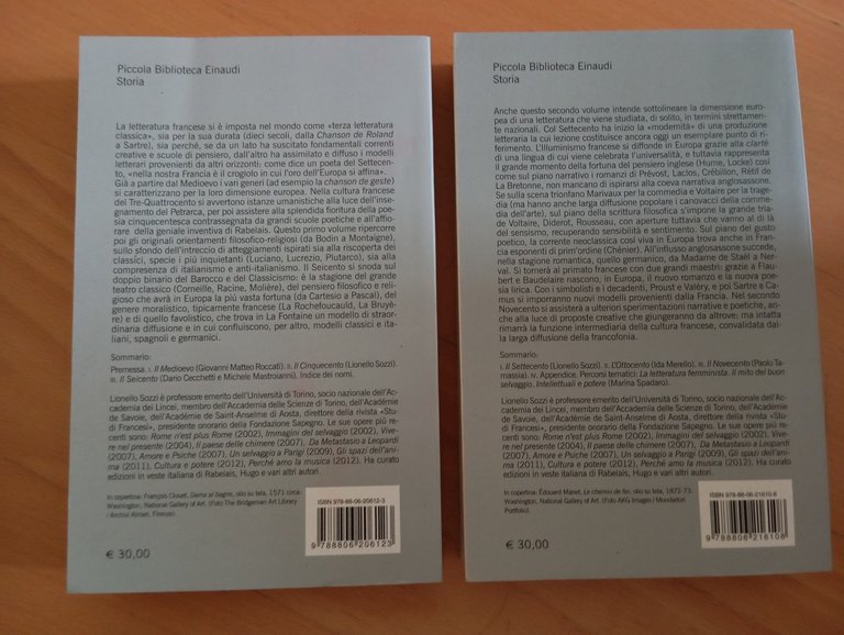 Storia europea della letteratura francese, due volumi, Einaudi, 2013 | Immagine Gallery 3