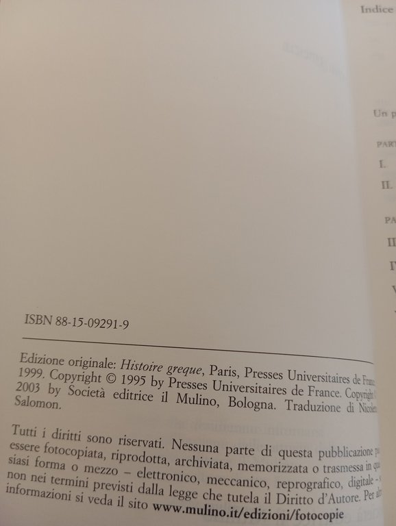 Storia greca, C. Orrieux - P. Schmitt Pantel, Il Mulino, …