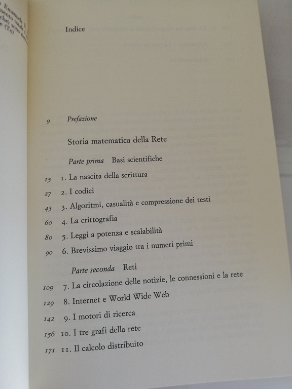 Storia matematica della rete, Fabrizio Luccio, Linda Pagli, 2007, Raro, …