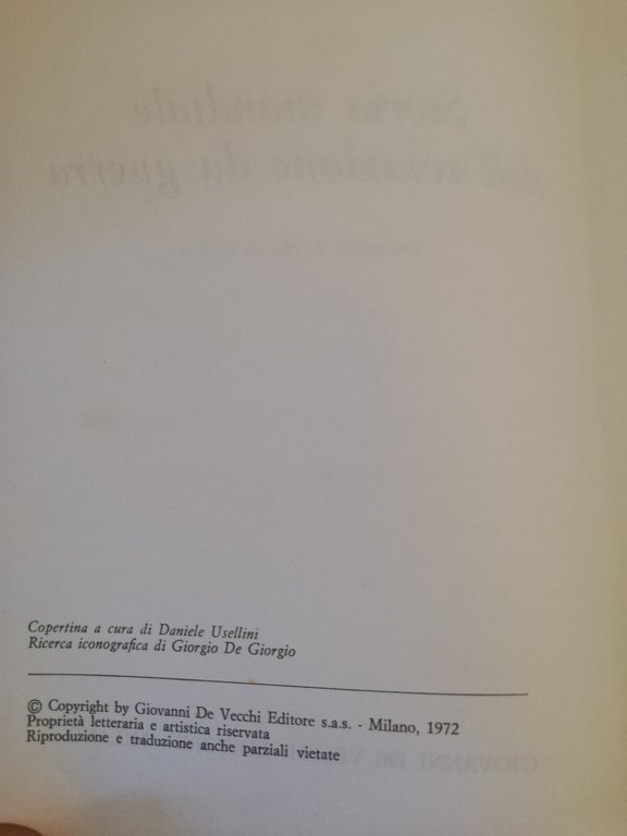 Storia mondiale dell'aviazione da guerra, Felix Llaugé, 1972, De Vecchi