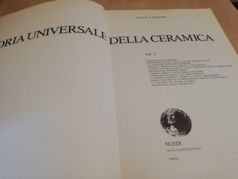 Storia universale della ceramica, Volume 1, Dino Campini, NUEDI