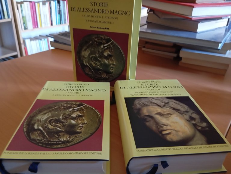 Storie di Alessandro Magno Curzio Ruvo voll 1 e 2 …
