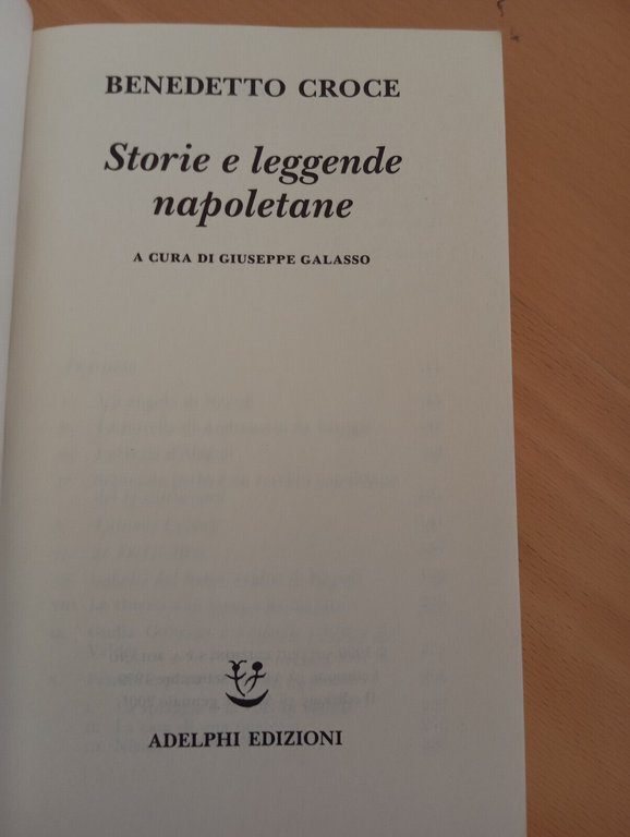 Storie e leggende napoletane, Benedetto Croce, Adelphi, 2001