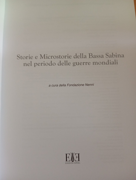 Storie e microstorie della bassa Sabina nel periodo delle guerre …