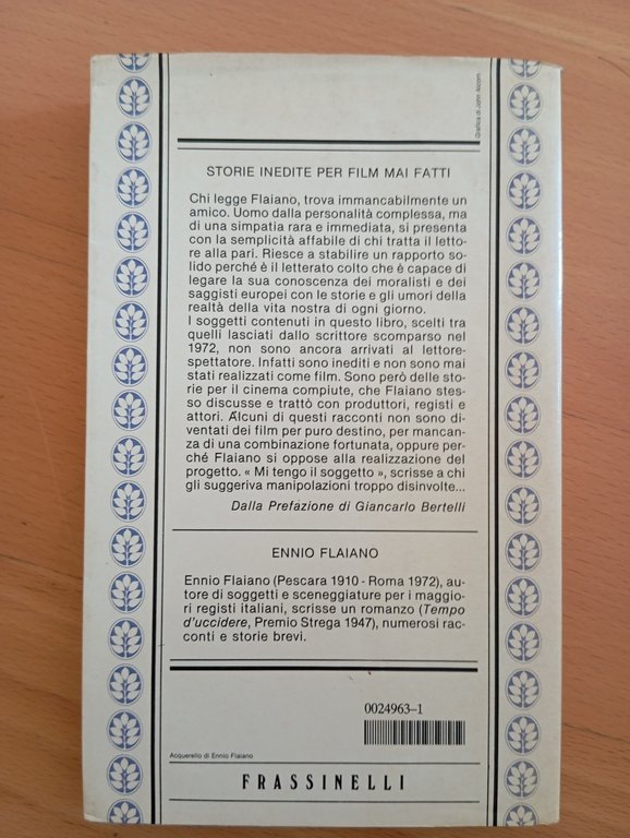 Storie inedite per film mai fatti, Ennio Flaiano, Frassinelli, 1984 | Immagine Gallery 4
