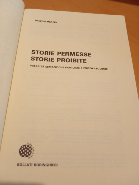 Storie permesse storie proibite, Valeria Ugazio, Bollati Boringheri, 1998