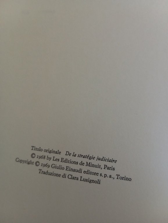 Strategia del processo politico, Jacques M. Vergès, Einaudi, 1969
