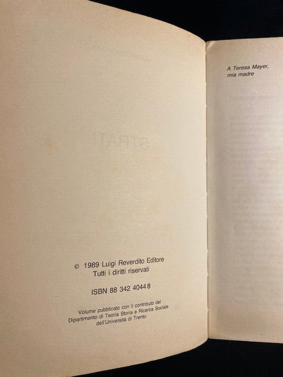 Strati, Liliana Albertazzi, 1989, Luigi Reverdito, FUORI CATALOGO