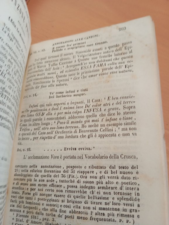 Studi filologici volume terzo, Giacomo Leopardi, Ordinate da Pellegrini, 1855