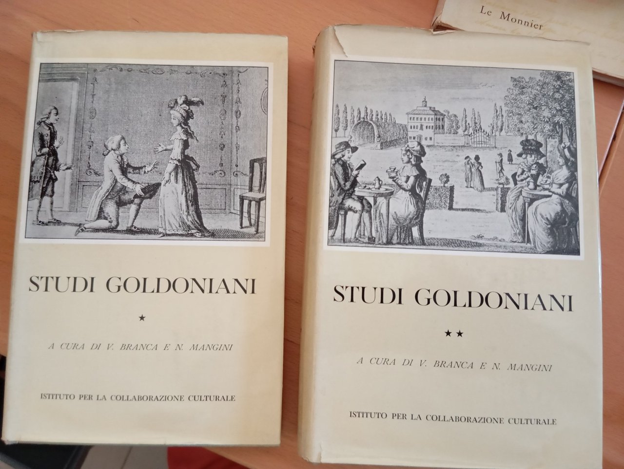 Studi goldoniani, due volumi, V. Branca - N. Mangini, Venezia, …